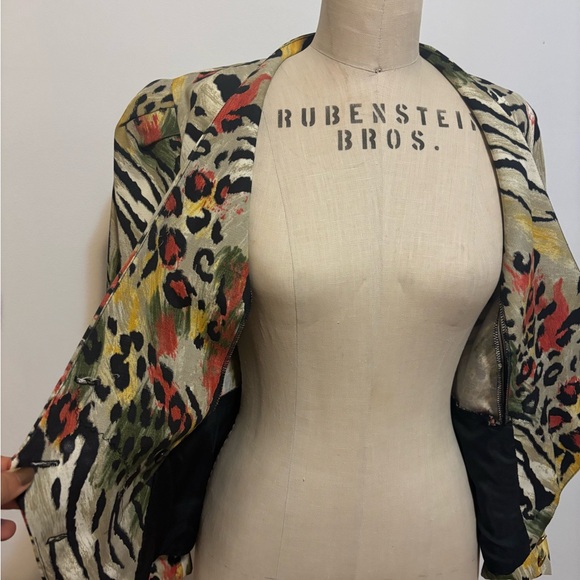 Vintage Animal Print Blazer - XS - Picture 10 of 16